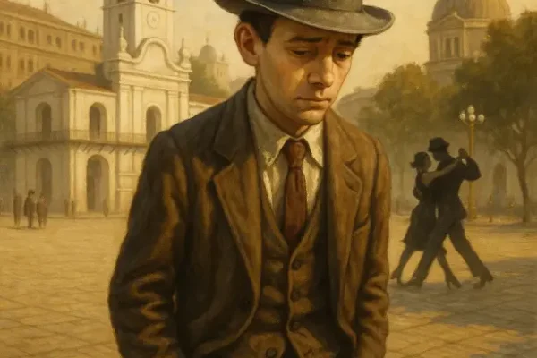 Natalio Ruiz el hombrecito del sombrero gris