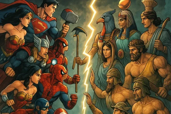 Los primeros superhéroes no usaban licras. #NuevoLibro